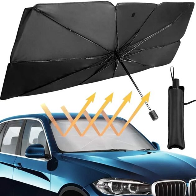 احمي سيارتك مظلة واقية من أشعة الشمس-Pare-soleil pliable pour voiture protection solaire