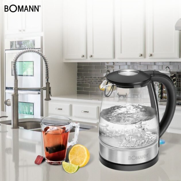 Bouilloire Electrique 1.7L 2200W Bomann WKS 6032