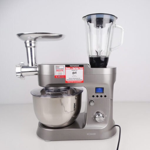 Robot Pétrin Bomann Multifonctions 4En1 6,2L 1200W Originale avec hachoir et blender