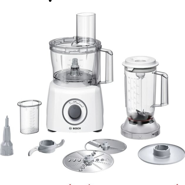 Robot De Cuisine Multifonctions 2.3L 800W Avec 8 Accessoires Bosch