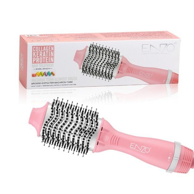 Brosse ENZO 1500w à EPULTER MACARON 75MM Originale 🇮🇹 avec technologie ionique et nano TITANIUM